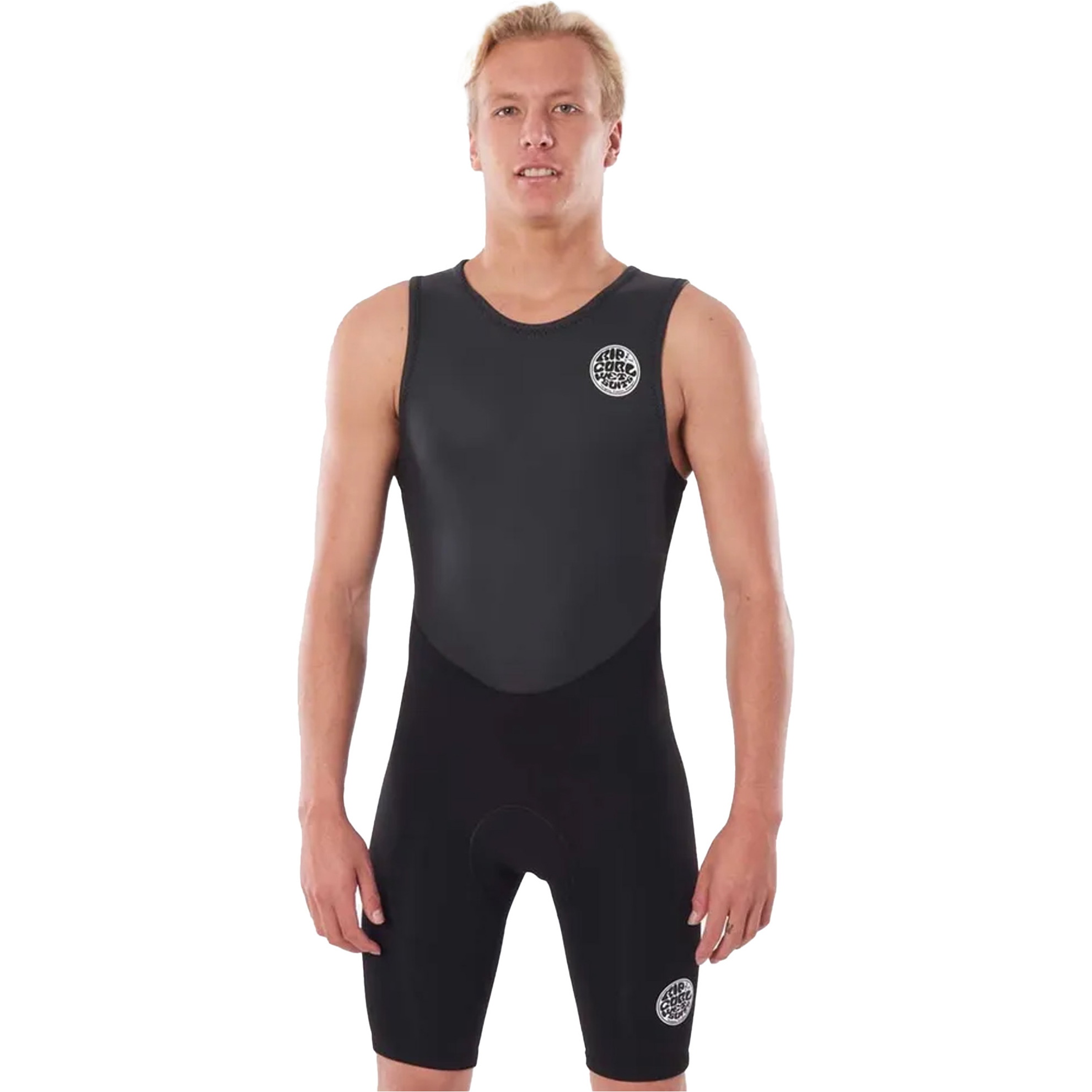 2026 Rip Curl Mens Dawn Patrol 2mm Short John Wetsuit 116MSP - Black